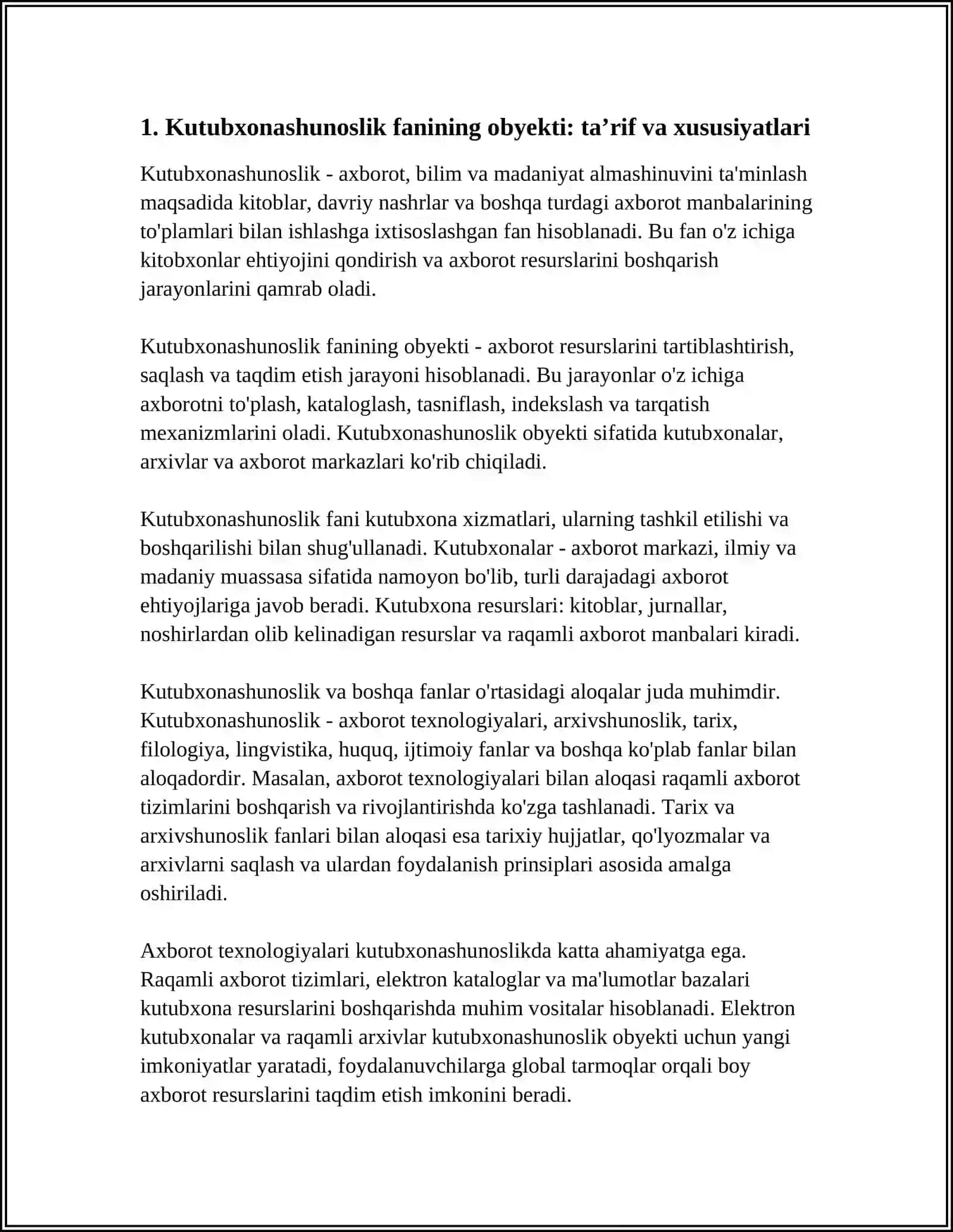 KUTUBXONASHUNOSLIK FANI 4