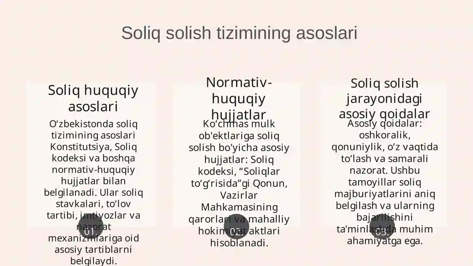 Koʻchmas mulk ob'ektlariga soliq solish tizimi 4