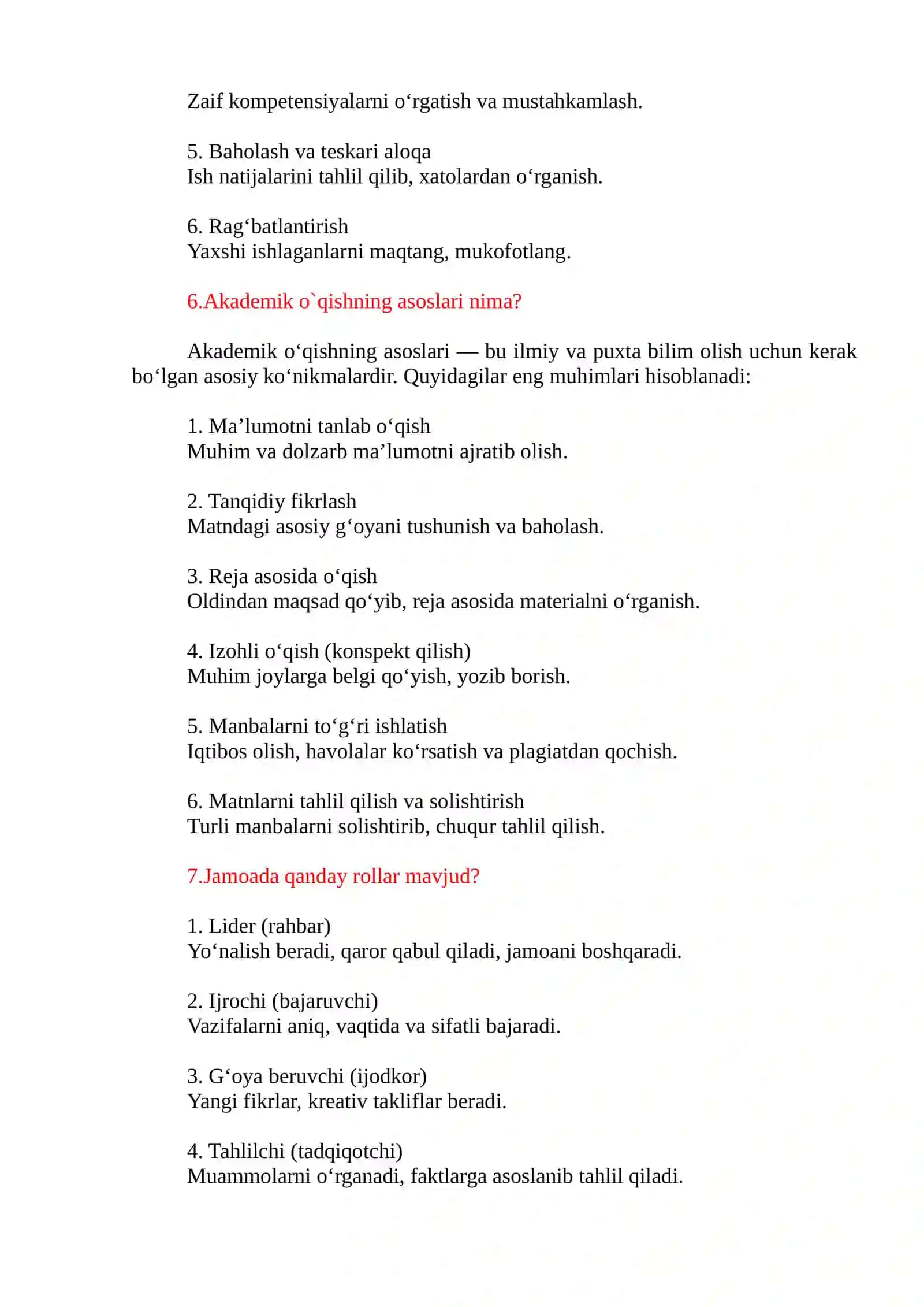 Akademik o‘qish 4