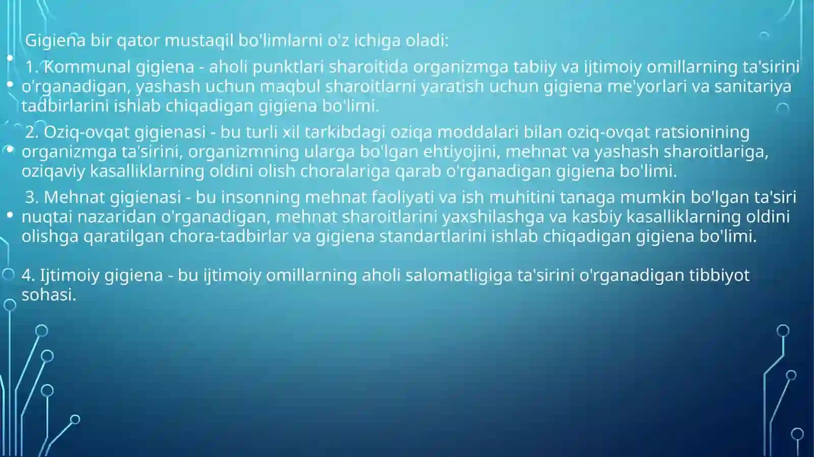 Gigiyenaning rivojlanishi 4