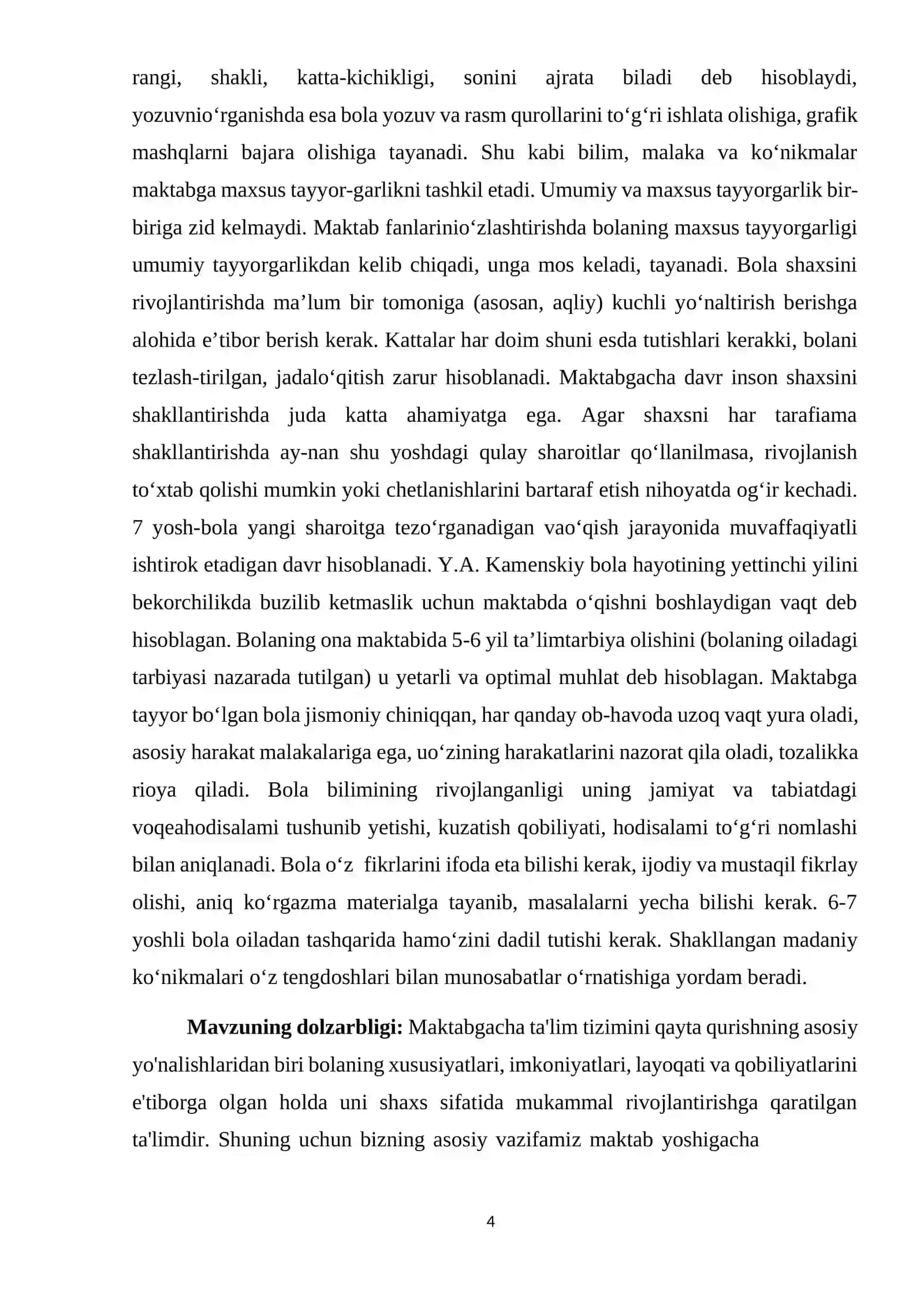Bolalarni maktabga psixologik tayyorlash 4