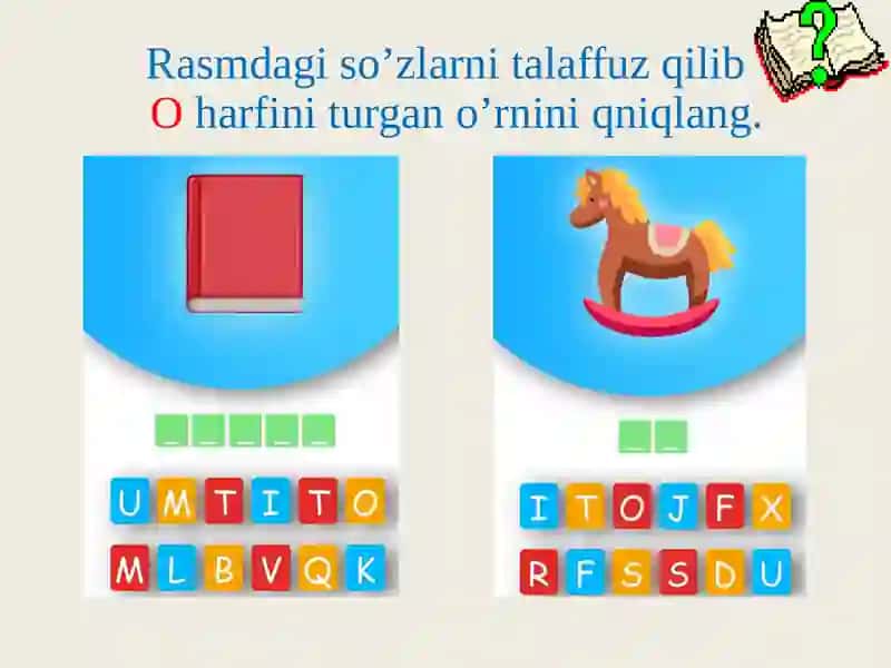 Oo tovushi va Oo harfi 4