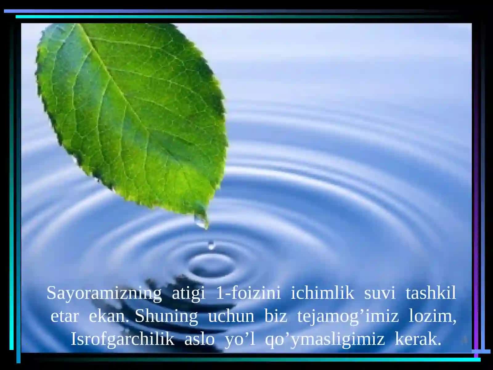 Suvresurslarini muhofaza qilish 4