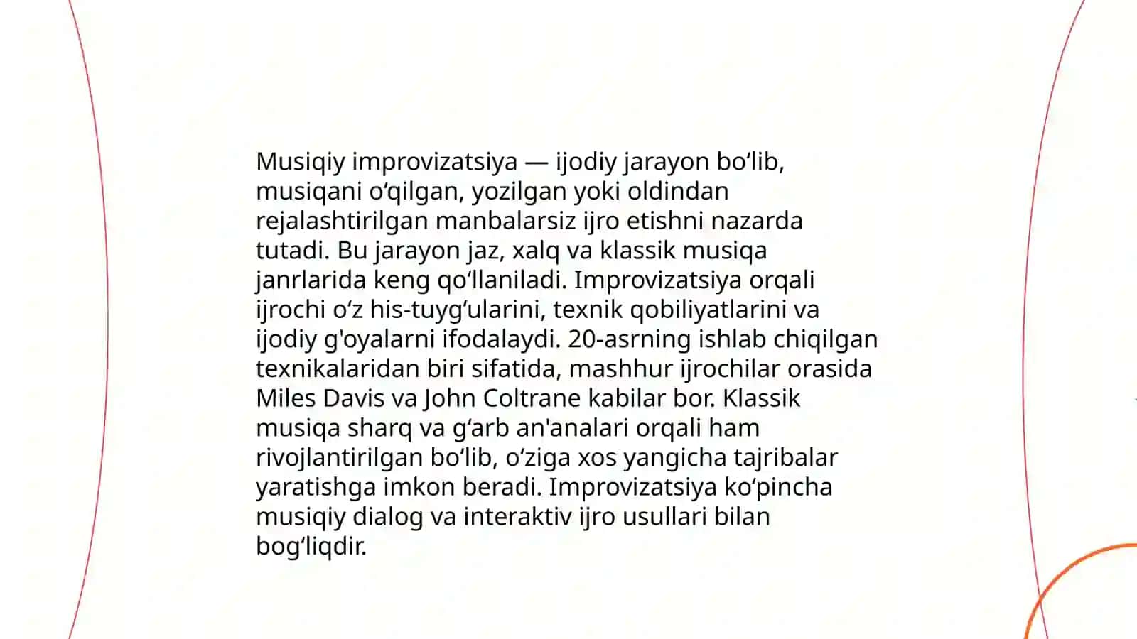 Mustaqil musiqiy ijodiyat 4