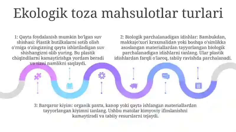 Ekologik Toza Maxsulotlar 4