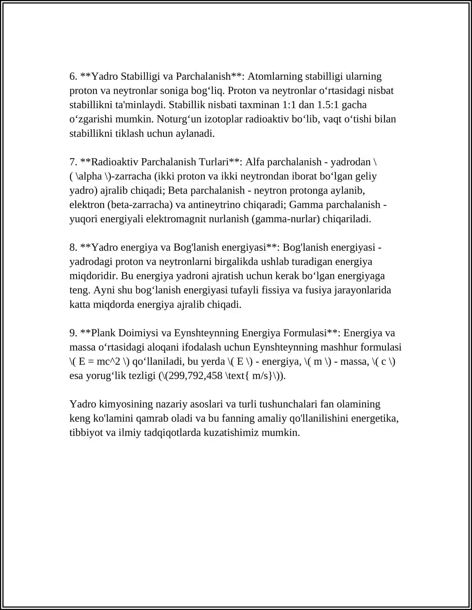 YADRO KIMYOSINING TIBBIYOTDAGI OʻRNI 4
