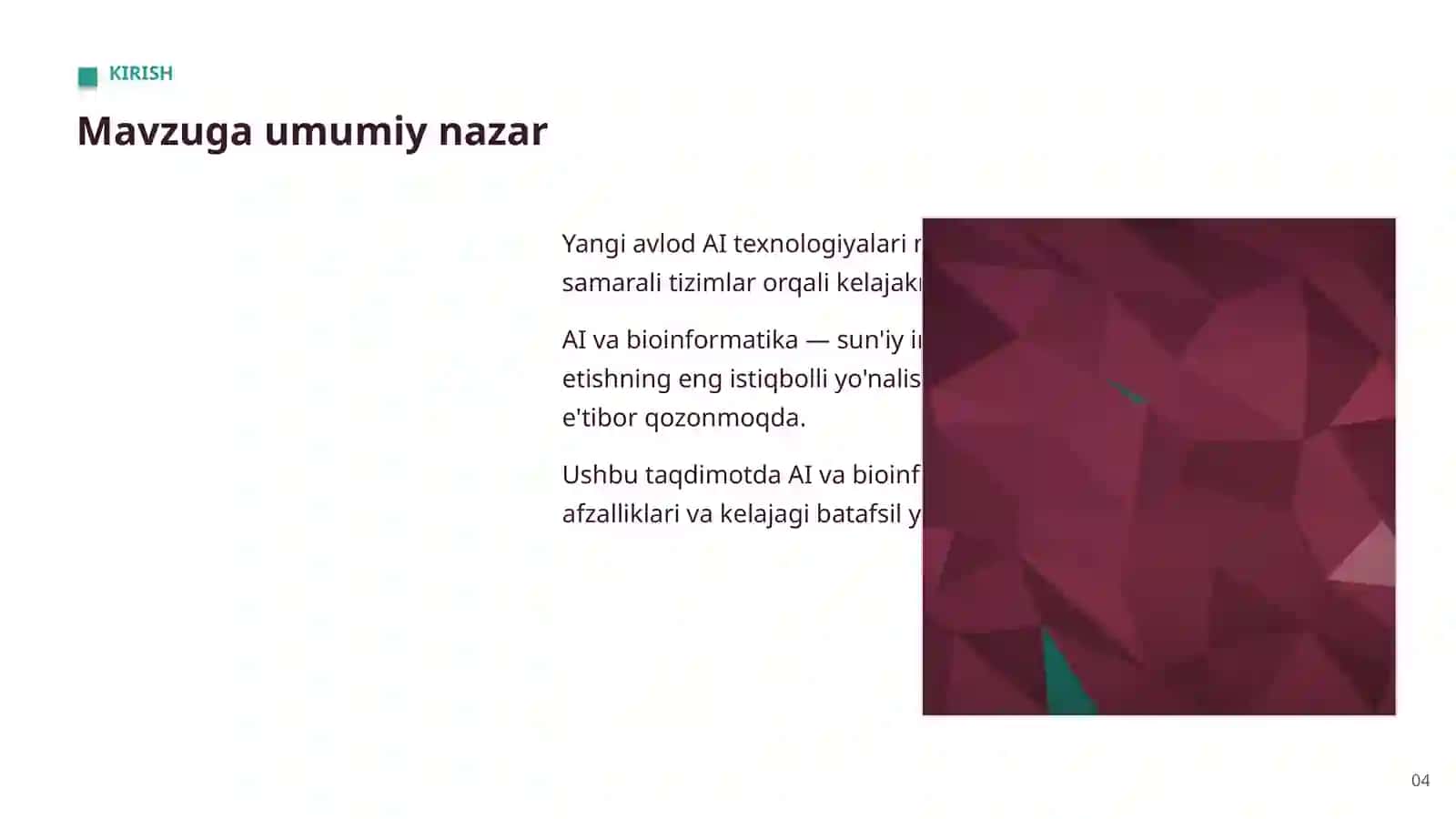 YANGI AVLOD AI TEXNOLOGIYALARI 4
