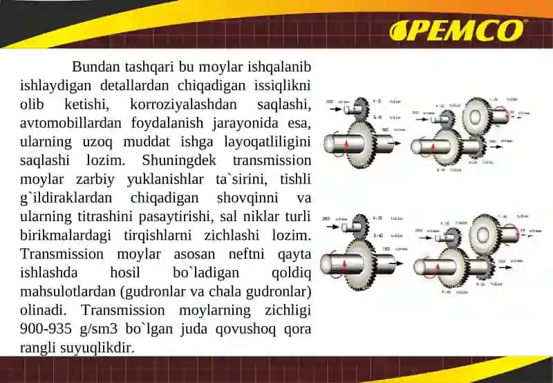 Transmission moylari 4