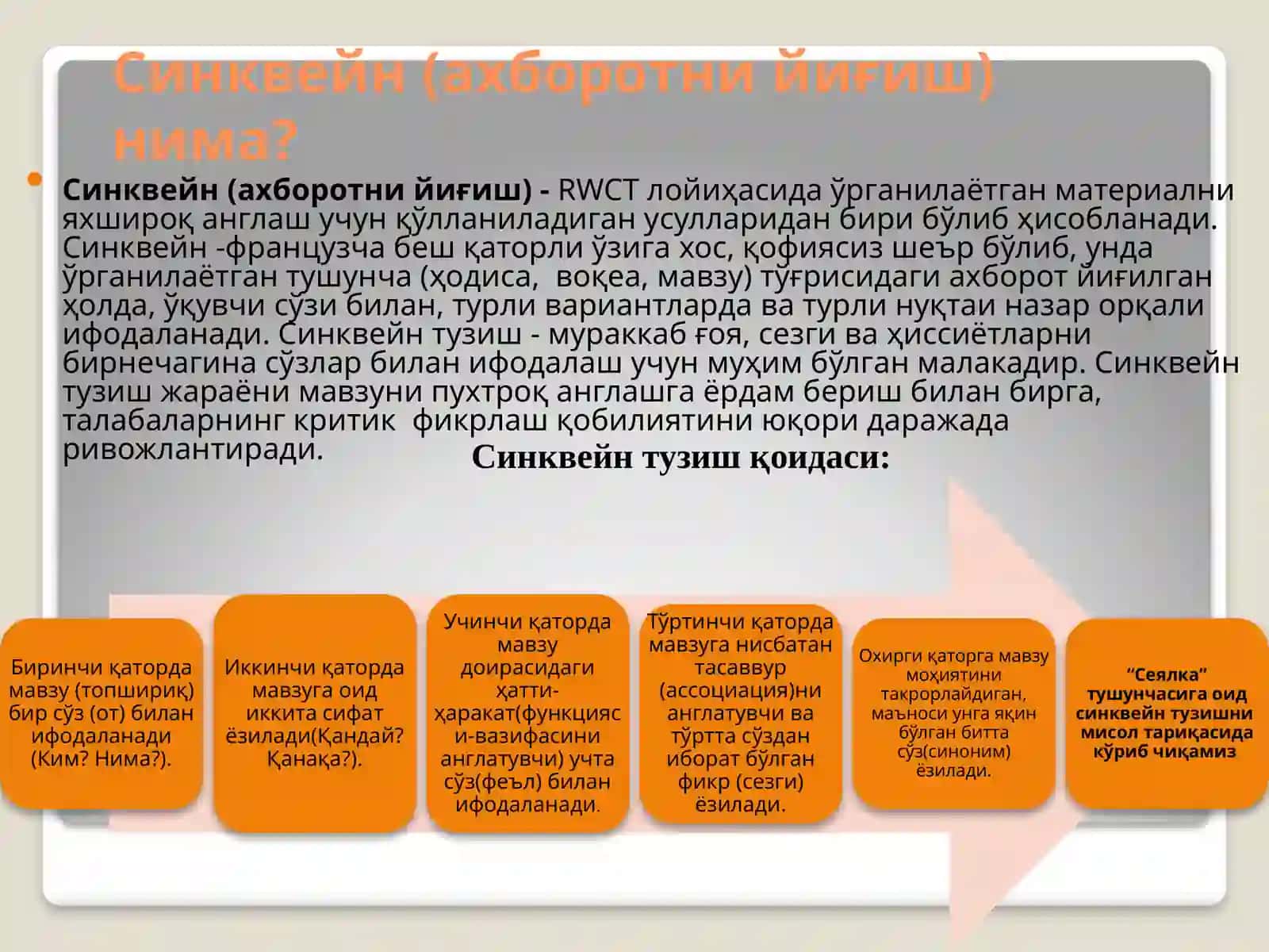 Pedagogik faktning qo`llash shartlari 4