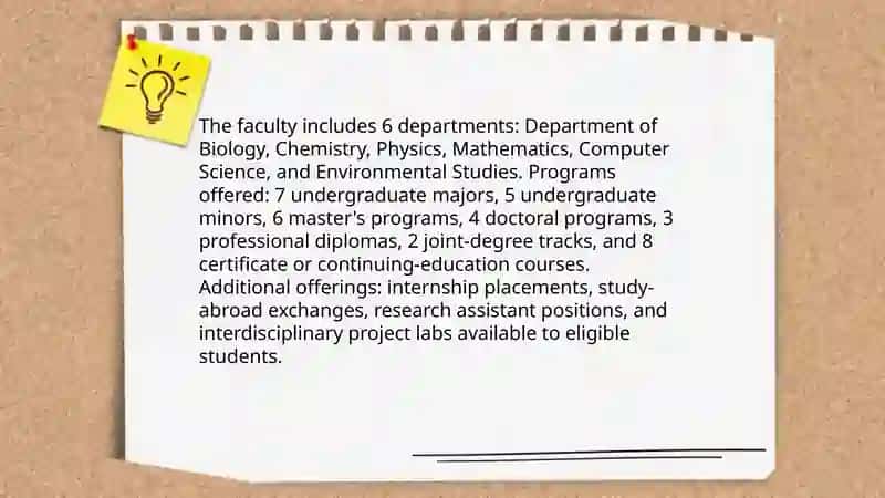 My faculty 4