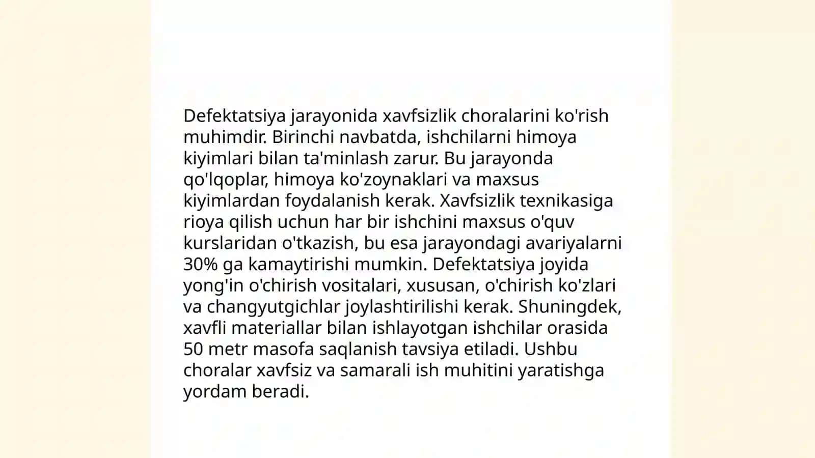 Elektrotexnalogik uskunalar defektatsiyasi 4