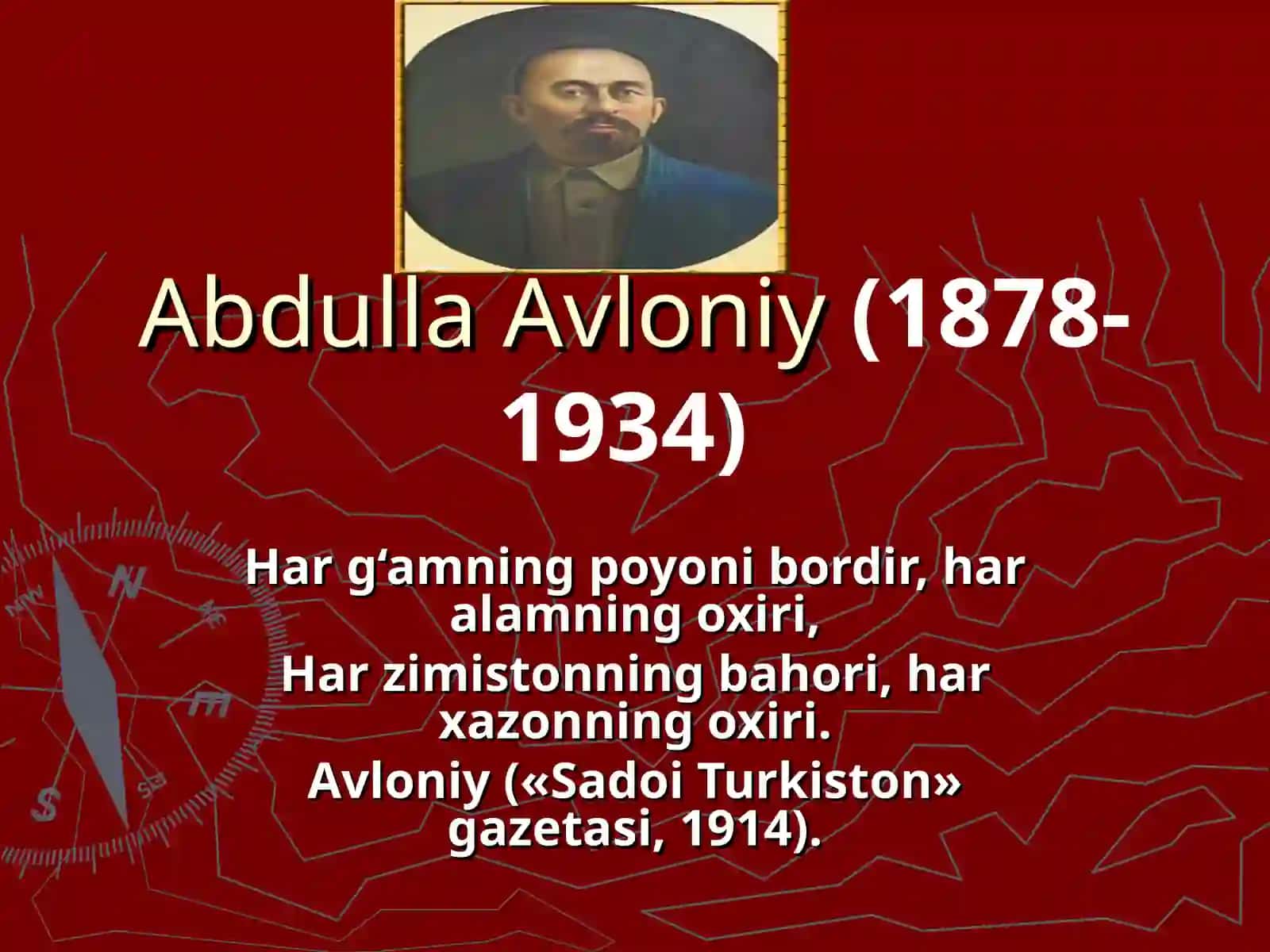 Abdulla Avloniy hayoti haqida 4