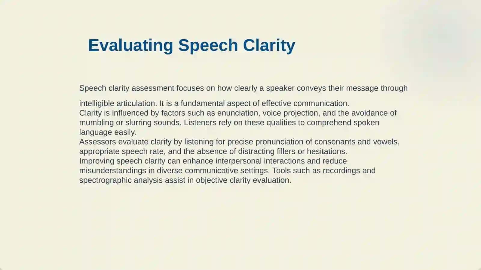 PRINCIPLES OF ASSESSING SPEECH SKILLS 4