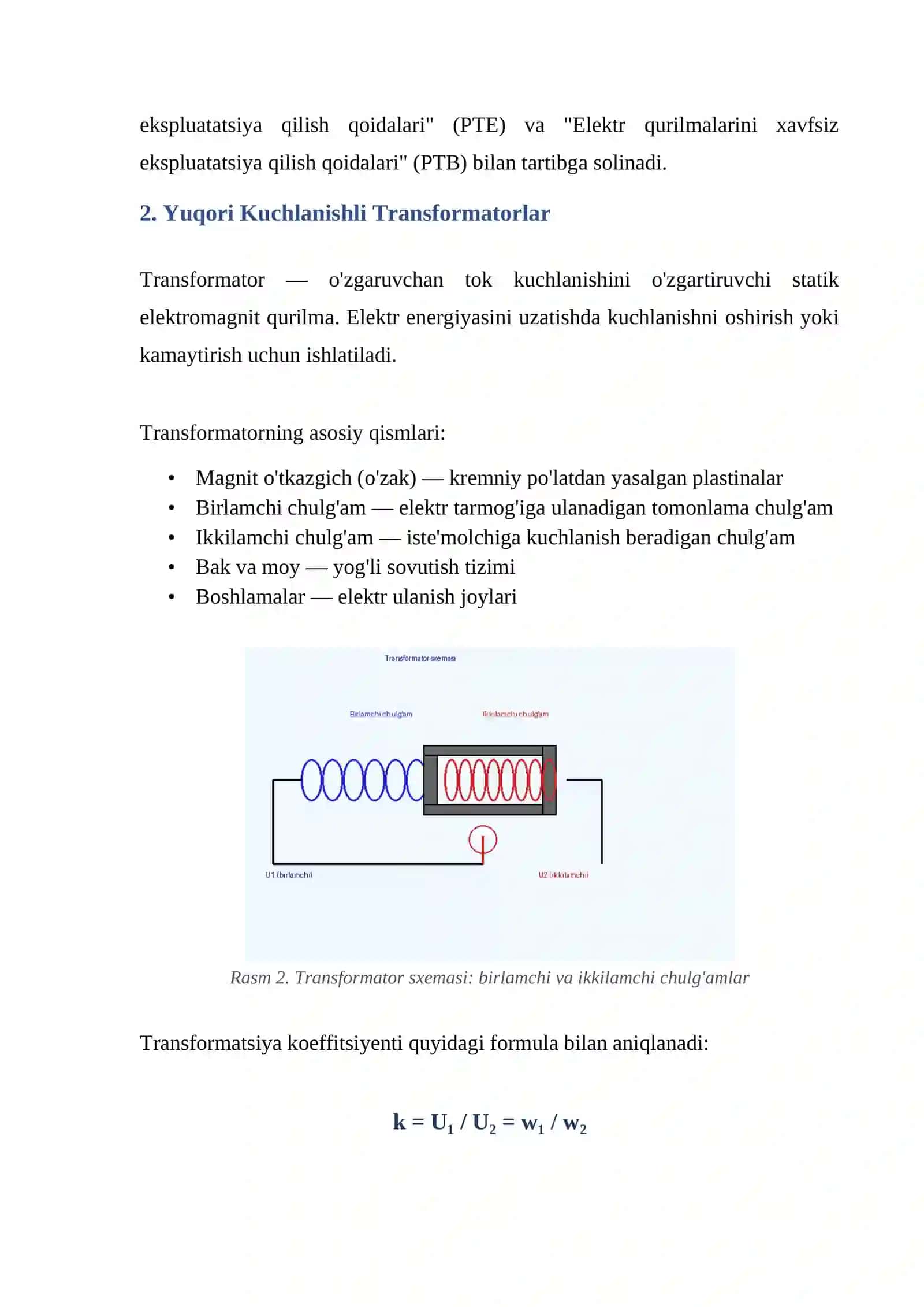 YUQORI KUCHLANISHLI ELEKTR USKUNALAR 4