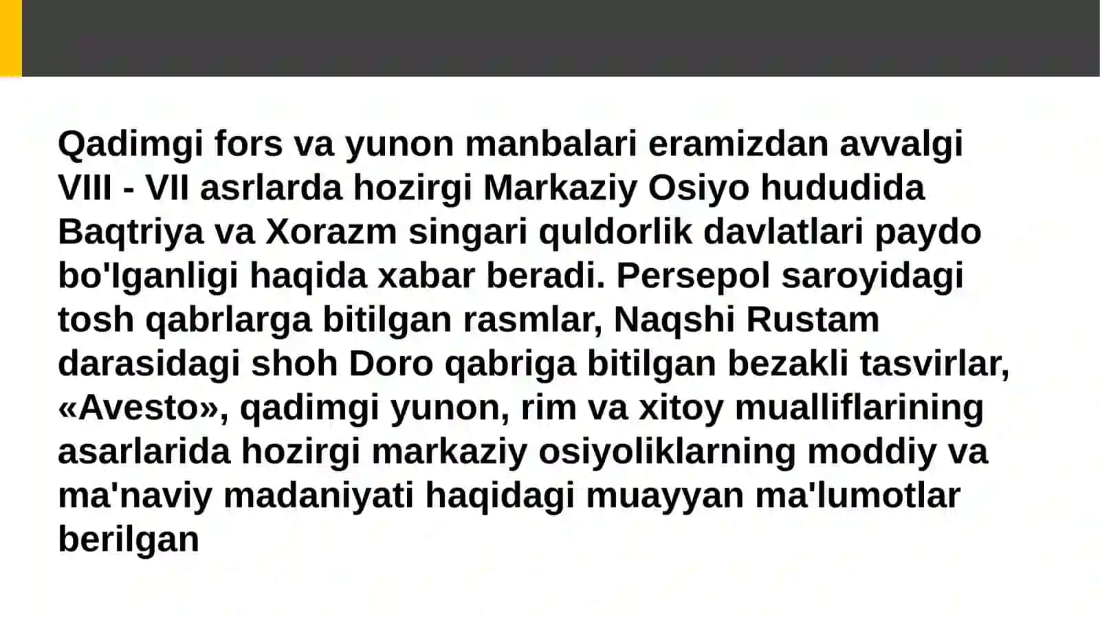 Markaziy Osiyo xalqlarining qadimgi madaniyati haqida 4