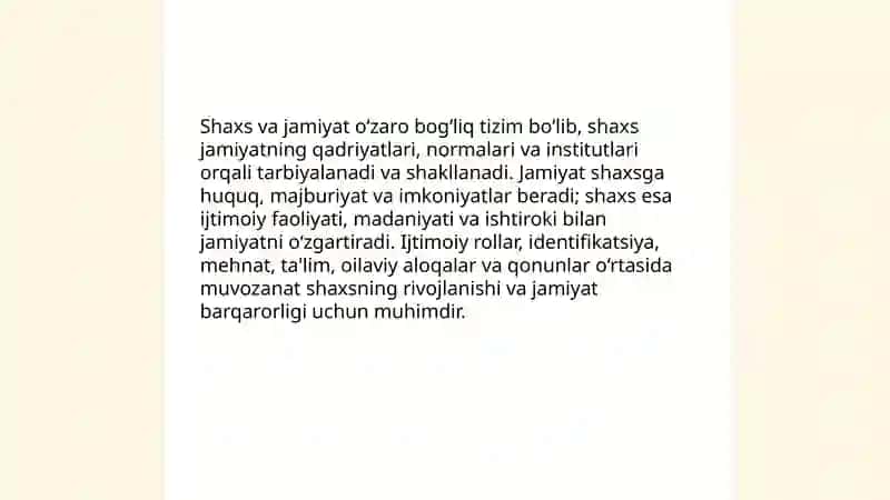 Shaxsning ichki dunyosi 4