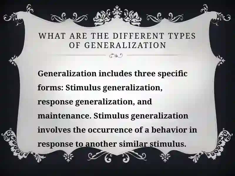 Generalization in translation 4