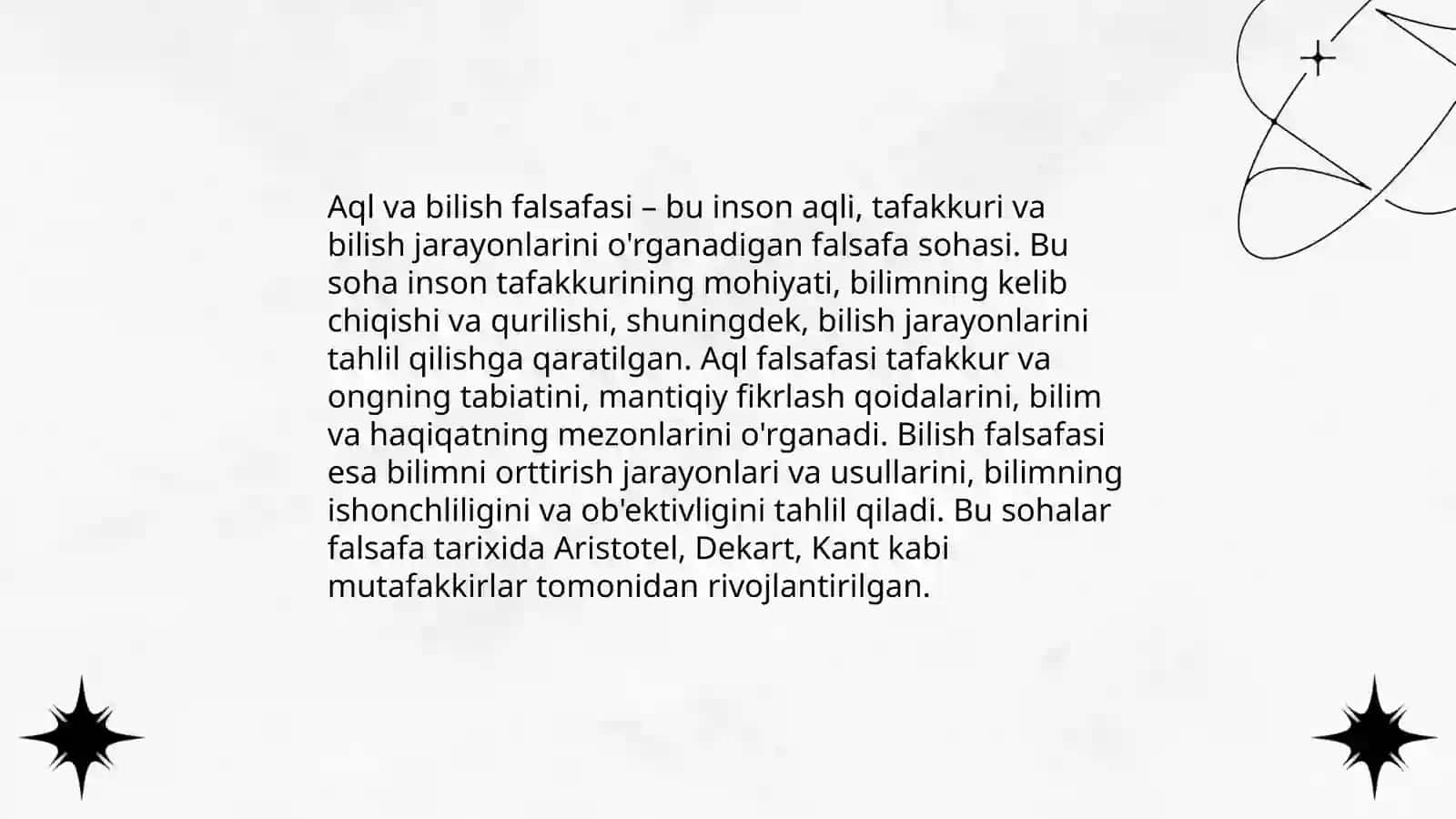 Falsafa faniga kirish 4