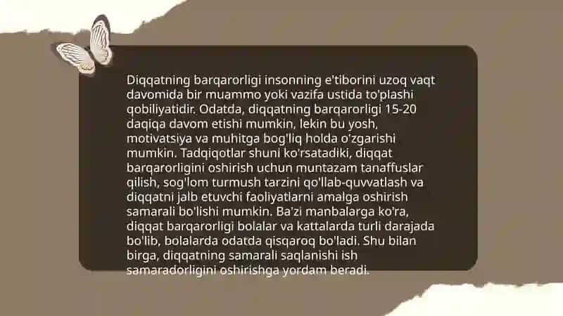 Diqqatning xususiyatlari 4