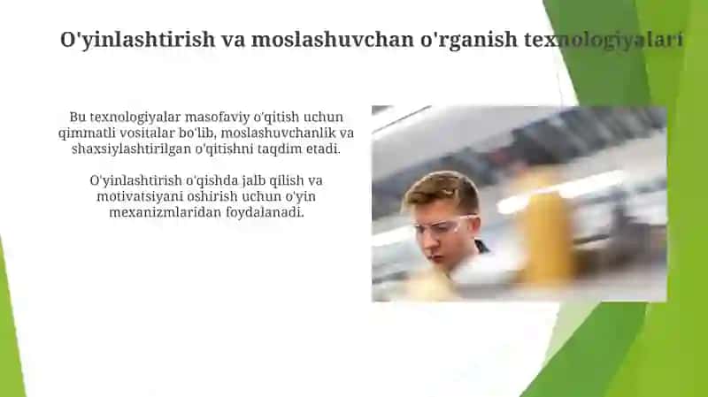 MASOFADAN O'QITISHNING PROGRAMMA VA TEXNIK VOSITALAR 4