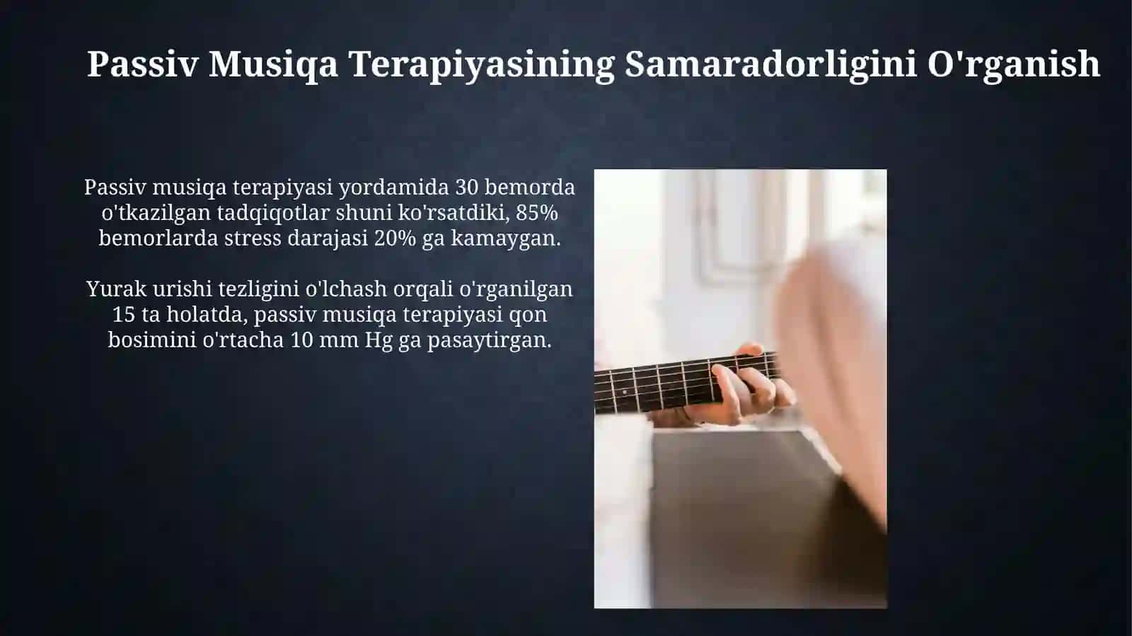 Passiv musiqa terapiya metodologiyasi va texnikasi 4
