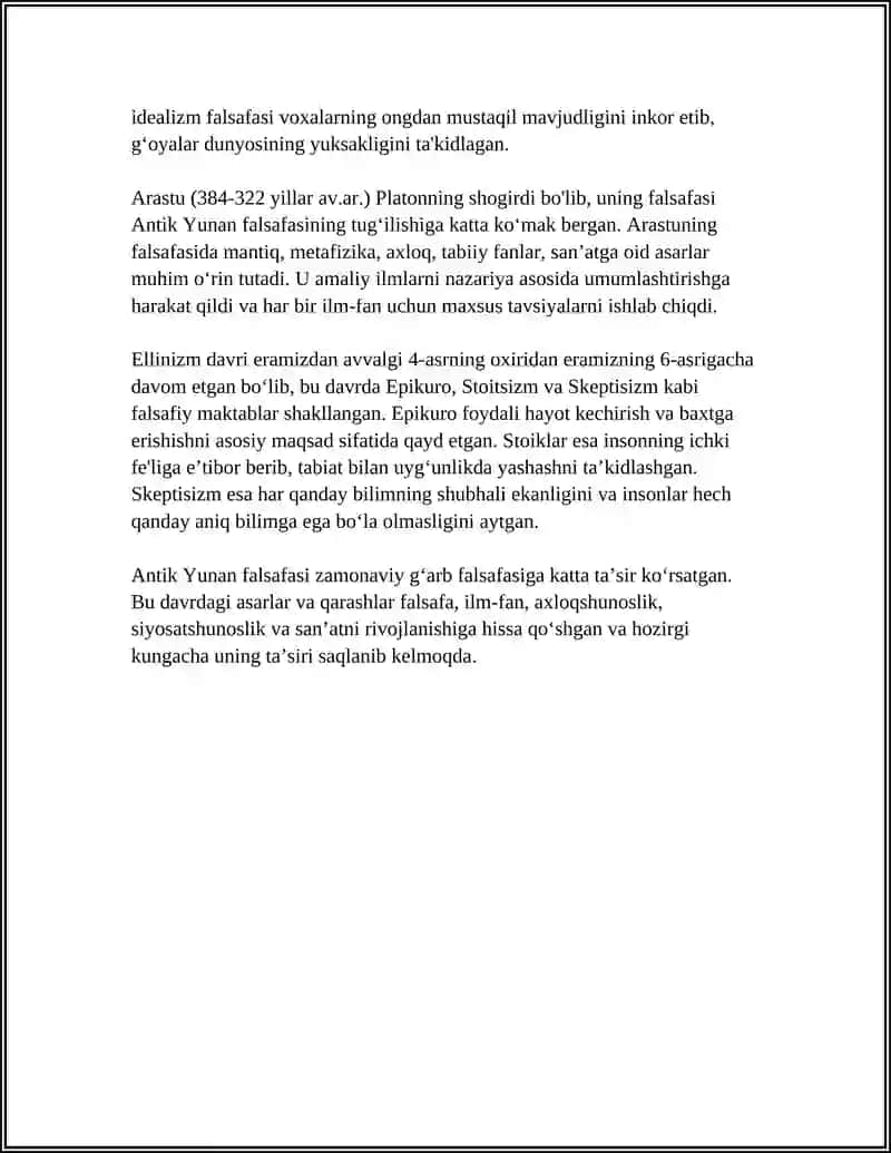 Antik yunon falsafasi 4
