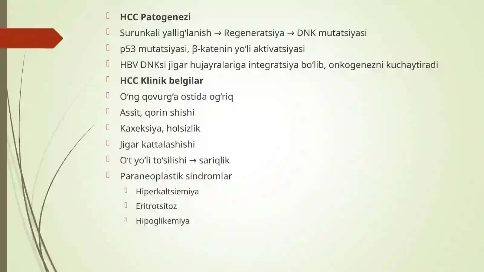 Gepatobiliar joylashuv o`smasi 4