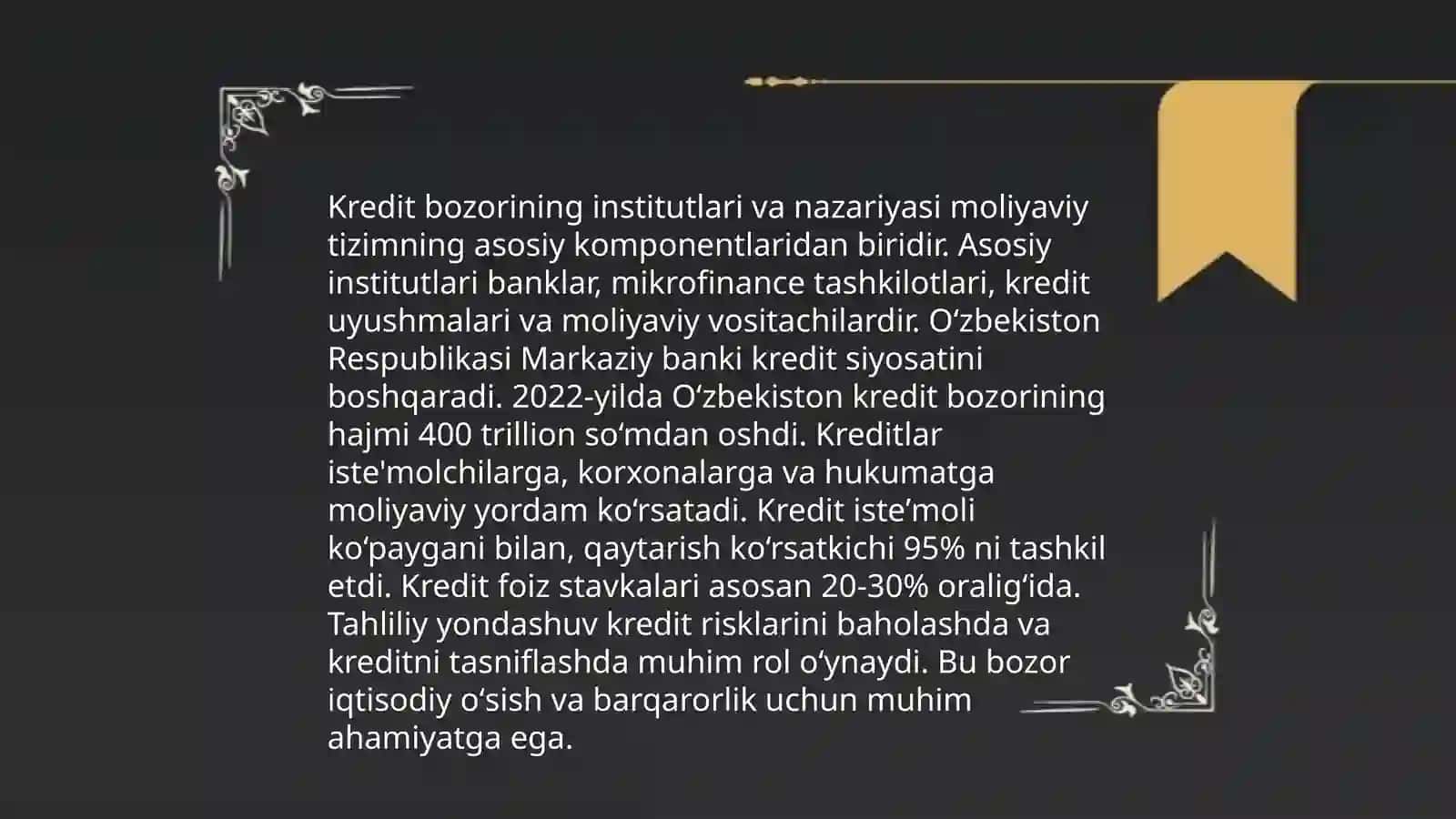 Moliya-kredit tizimi institutlari. Institutsional nazariyada sog’liqni saqlash va ta’limni byudjetlashtirish masalalari 4