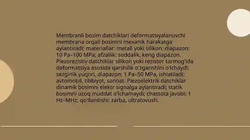 Olchash qurilmalari datchiklar 4