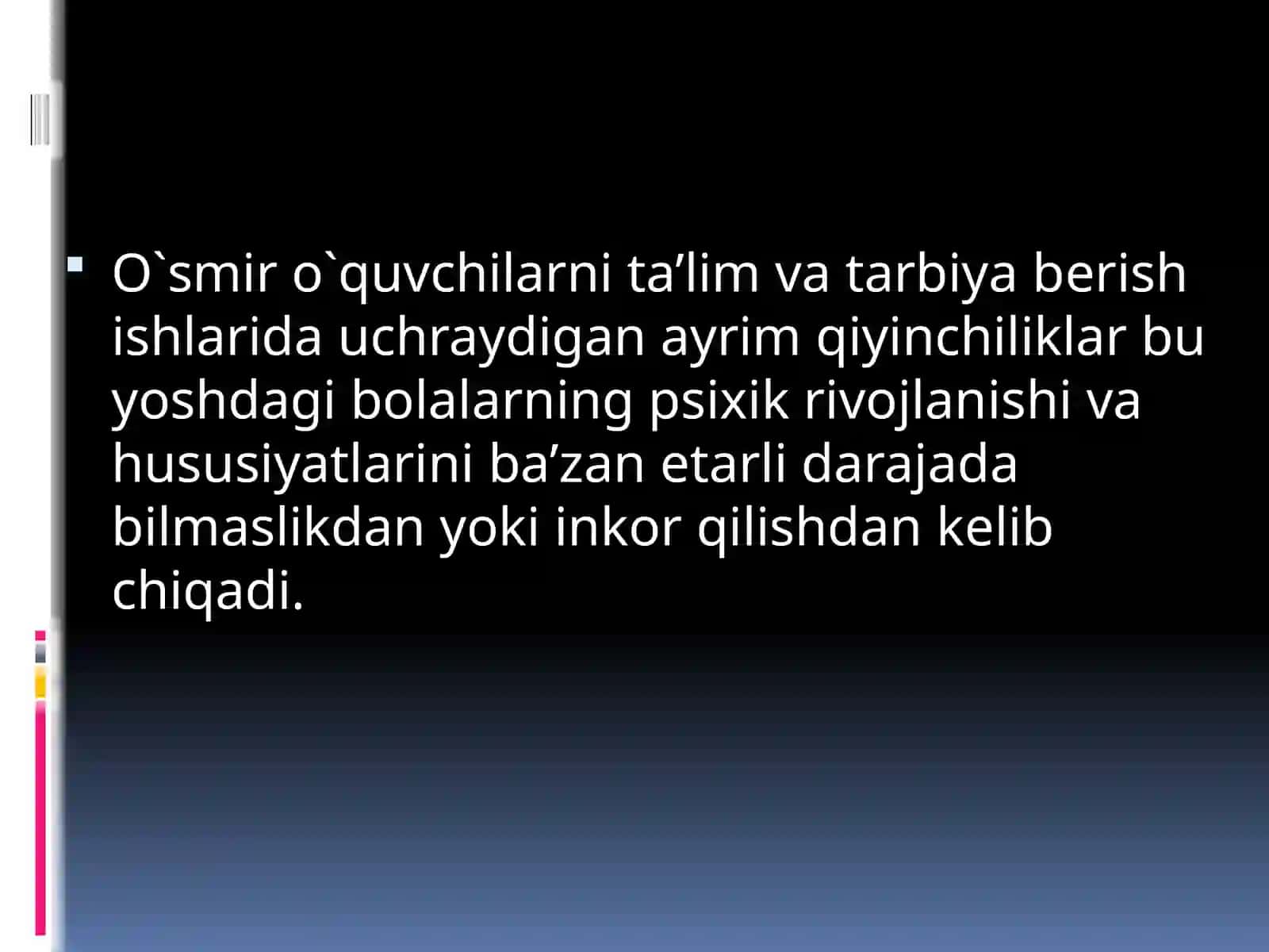 O`smirlik davri psixologiyasi 4