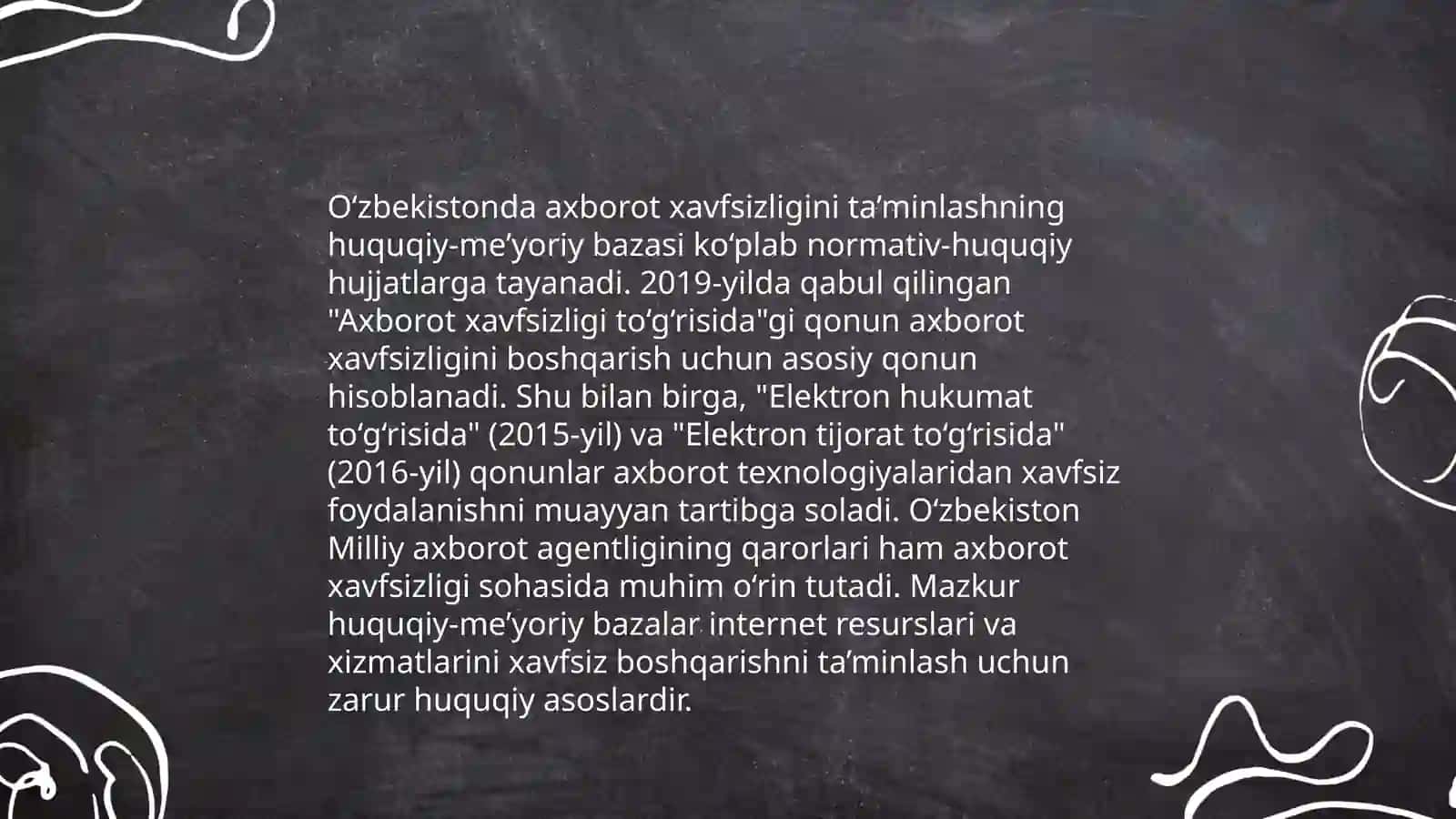 Axborot xavfsizligi tushunchasi va mohiyati 4