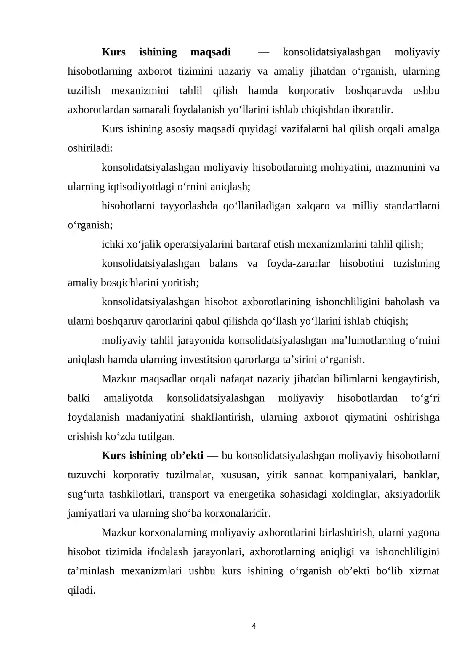 Konsolidatsiyalashgan moliyaviy hisobotlarning axborotlari 4