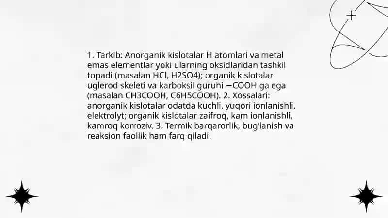 Kislotalar nomlanishi olinishi va xossalari 4