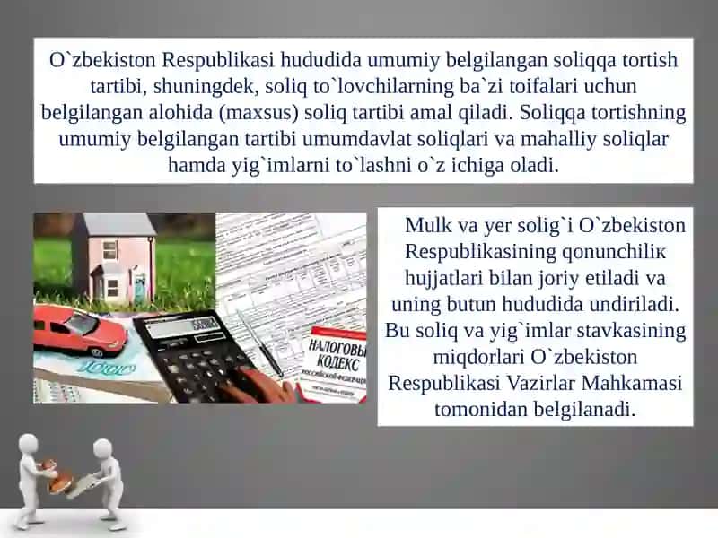 О‘zbekiston Respublikasi soliq tizimi 4