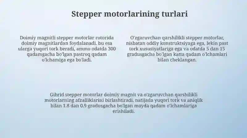 Stepper motorlar 4