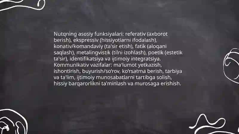 Nutq va Muloqot 4