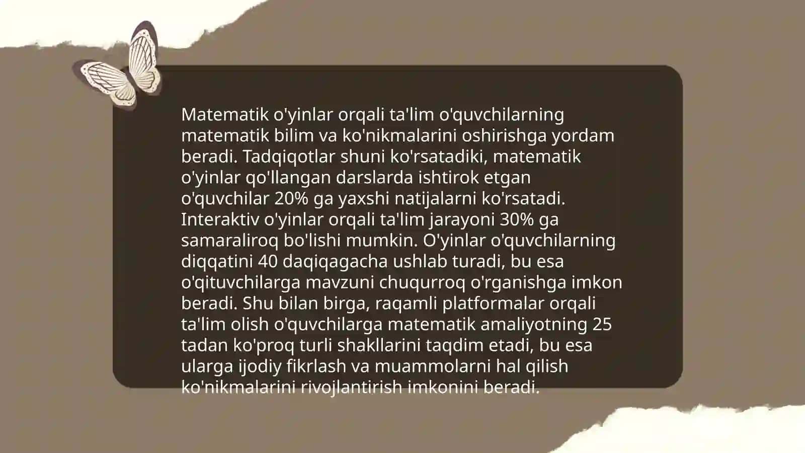 Interfaol Metodlar bilan Matematika O'qitish 4