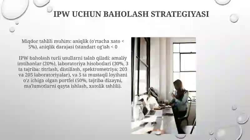 Kimyo bo‘yicha mustaqil bajaradigan amaliy ishlar 4