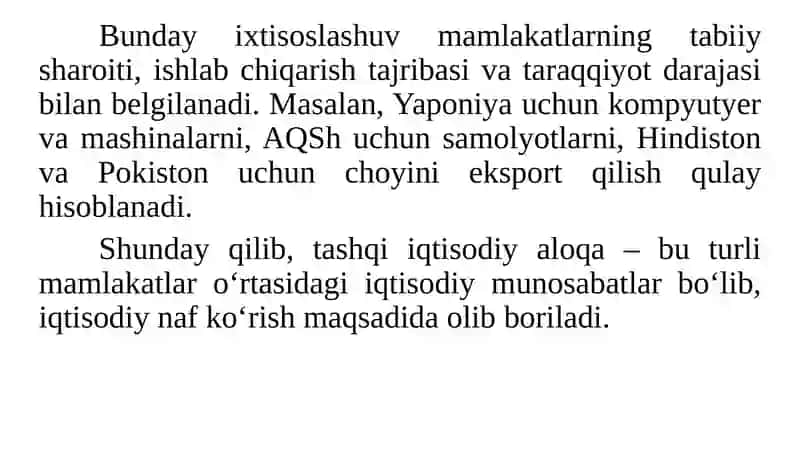 TASHQI IQTISODIY FAOLIYAT STATISTIKASI 4