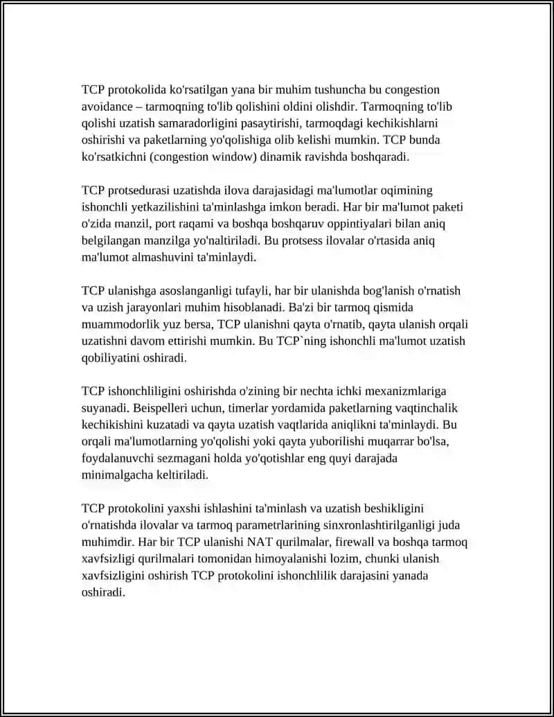 TCP/IP PROTOKOLI 4