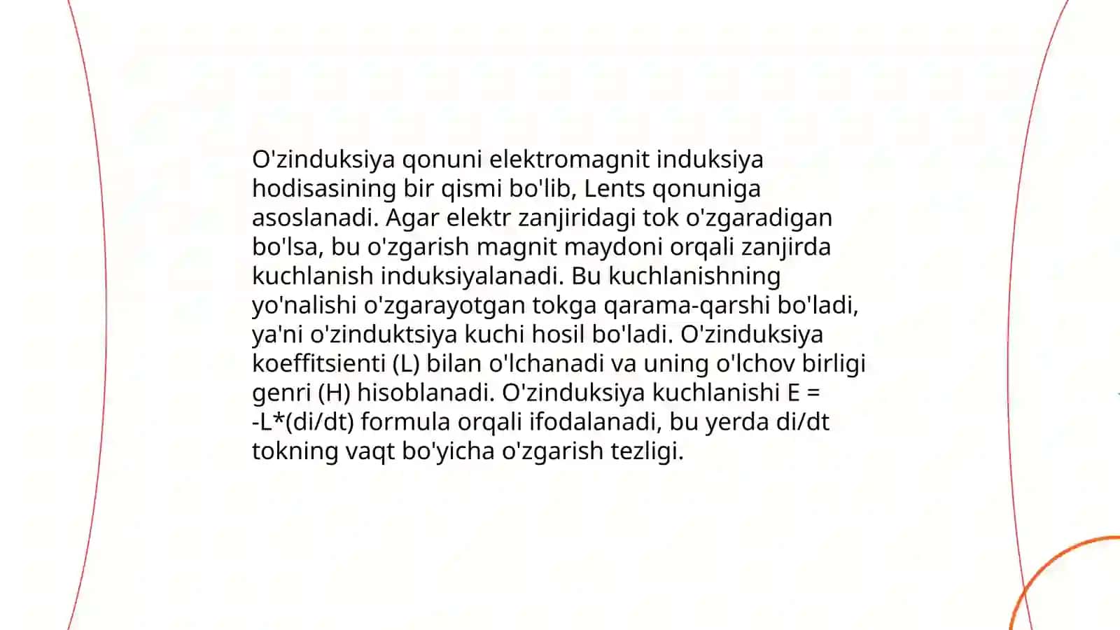 O'zinduksiya va o'zaro induksiya 4