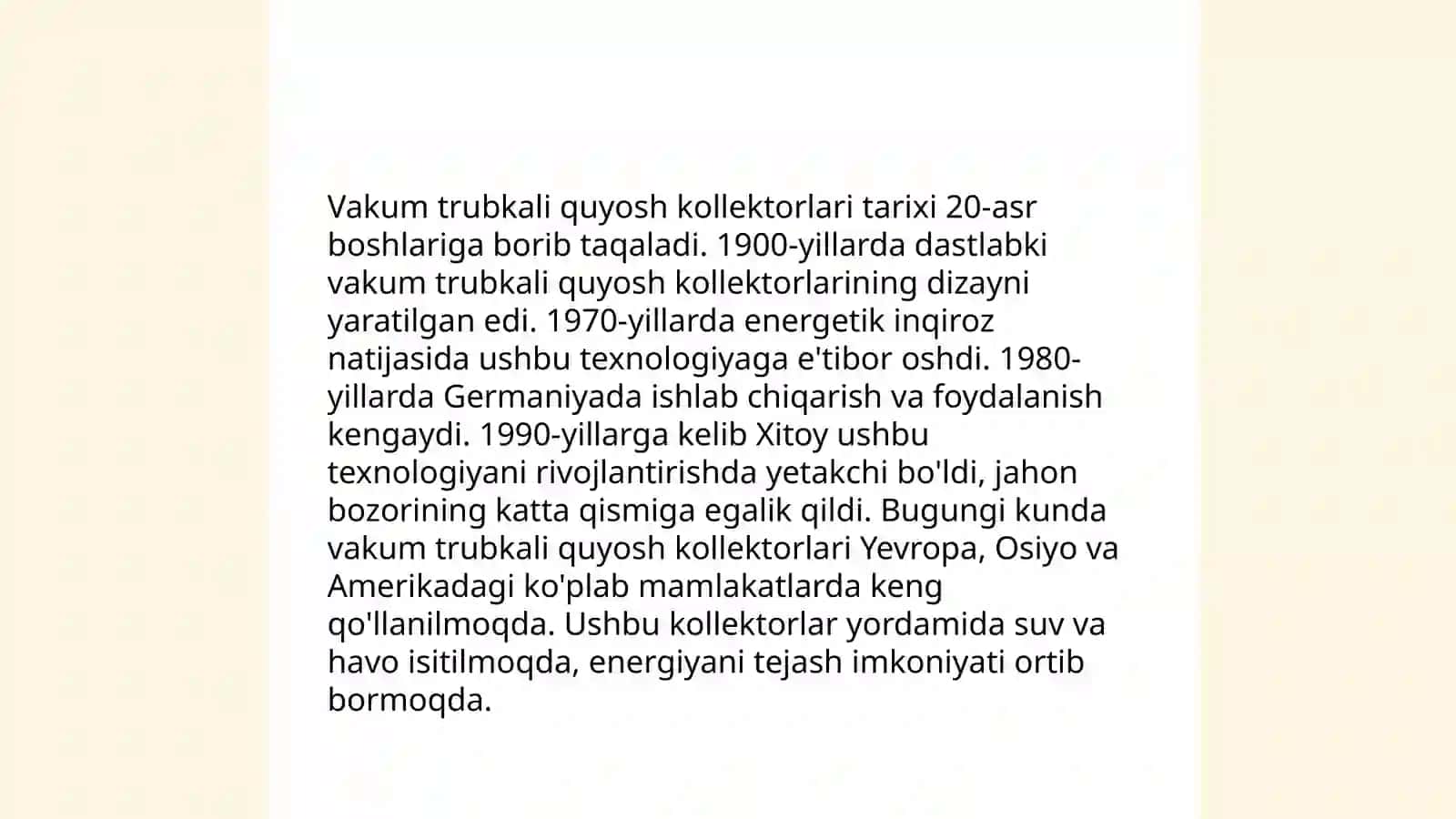 Vakum trubkali quyosh kollektorlari 4