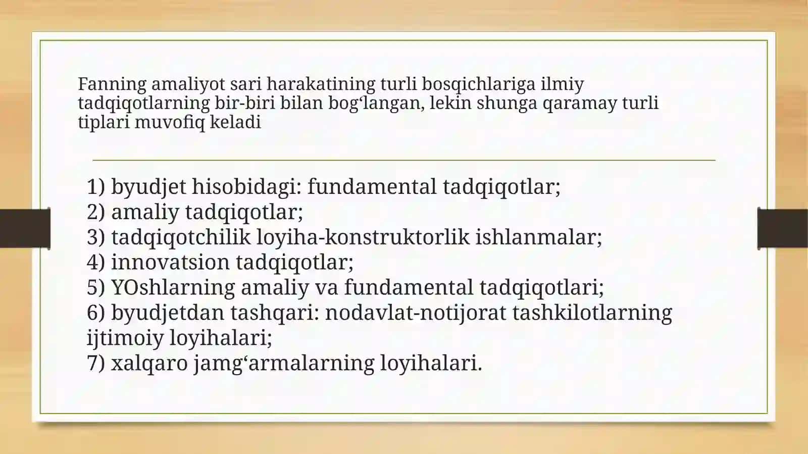 Ilmiy Tadqiqotning Tiplari 4