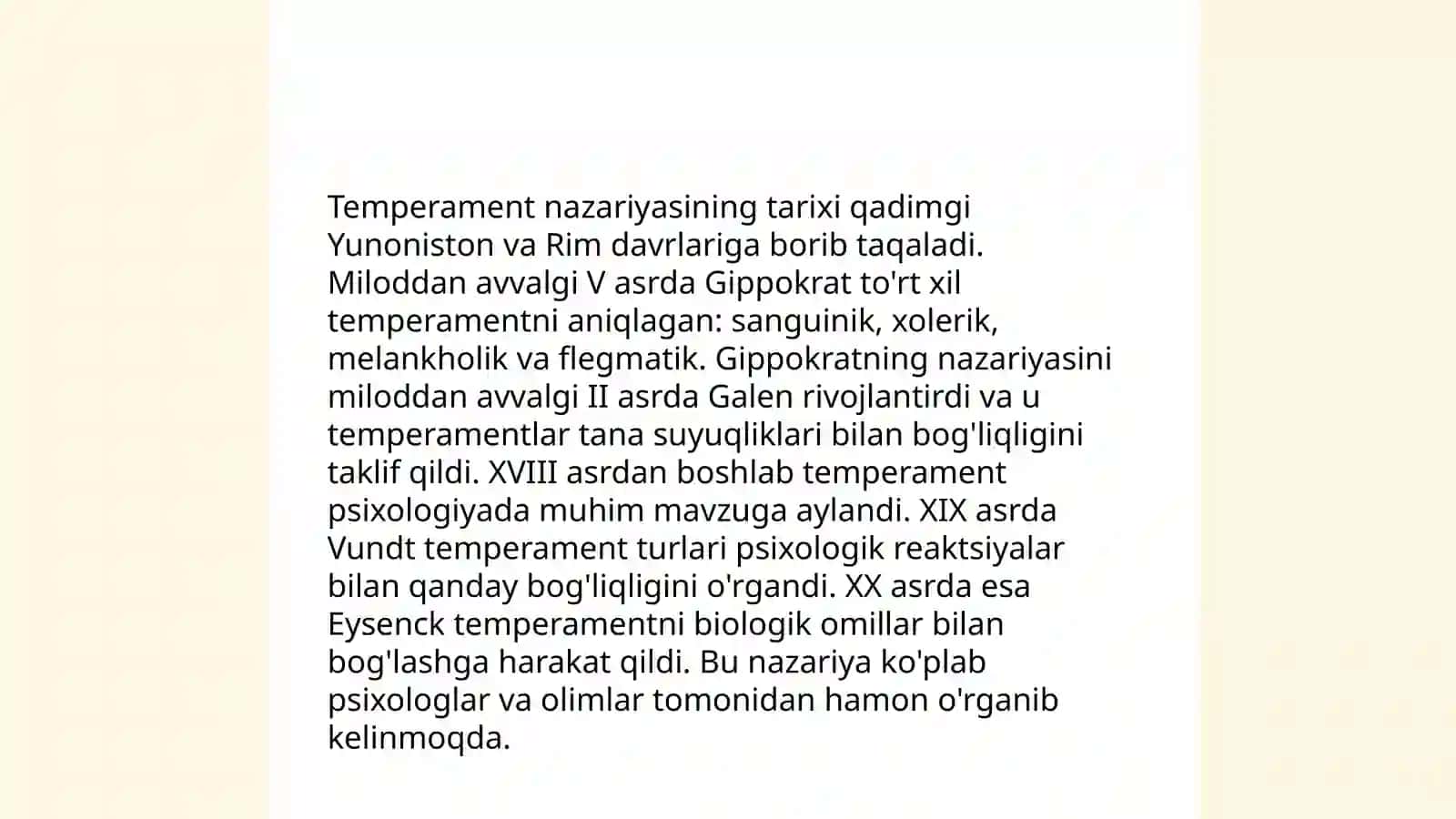 Temprament va uning nazariyasi 4