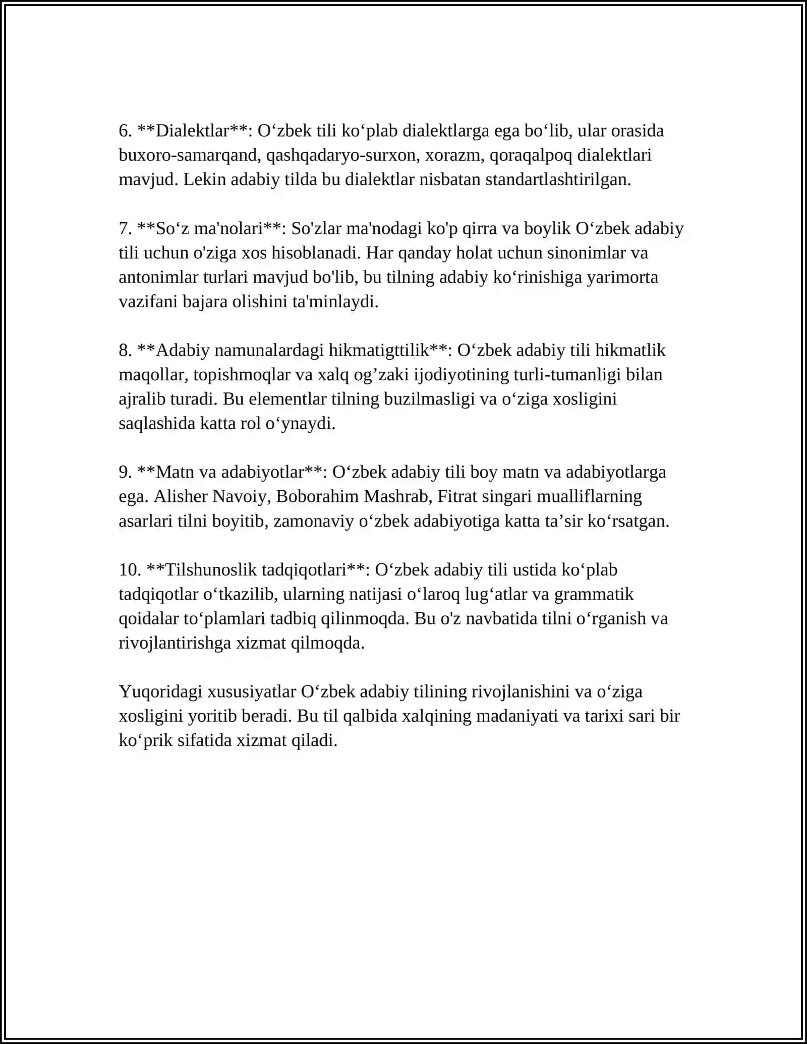 ADABIY TILNING OĞZAKI VA YOZMA SHAKILLLARI 4