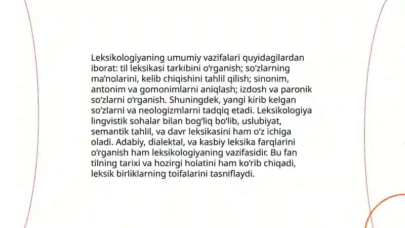 Leksikologiya o'qitish 4