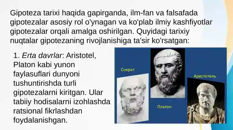 Gipoteza haqida tushuncha 4