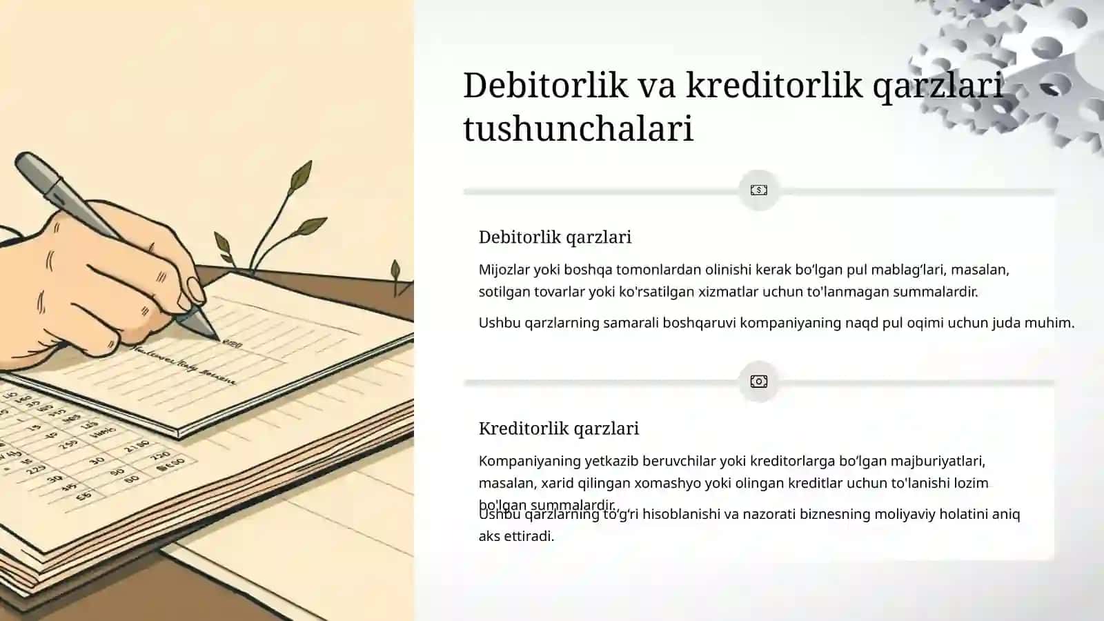 Debitorlik va Kreditorlik Qarzlari Auditini Tashkil Etish 4