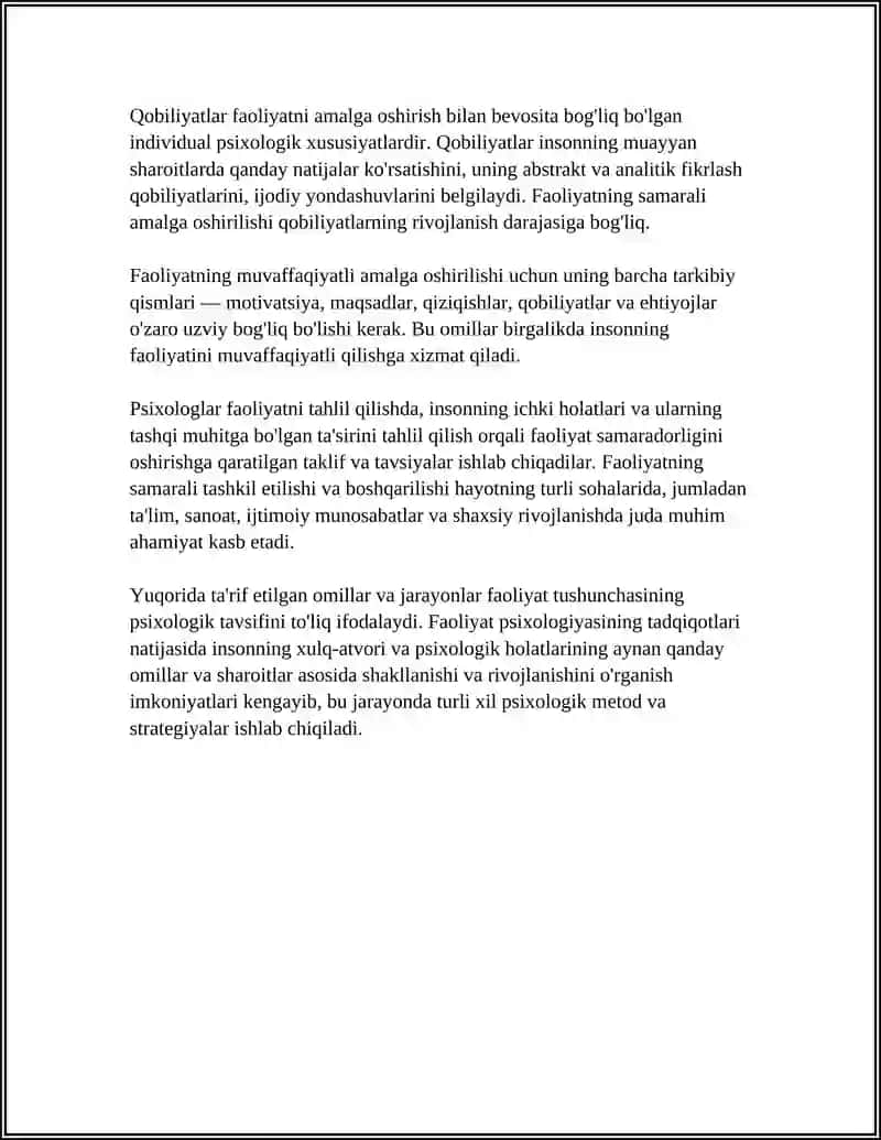 FAOLIYATNING UMUMIY PSIXOLOGIK TAVSIFI 4