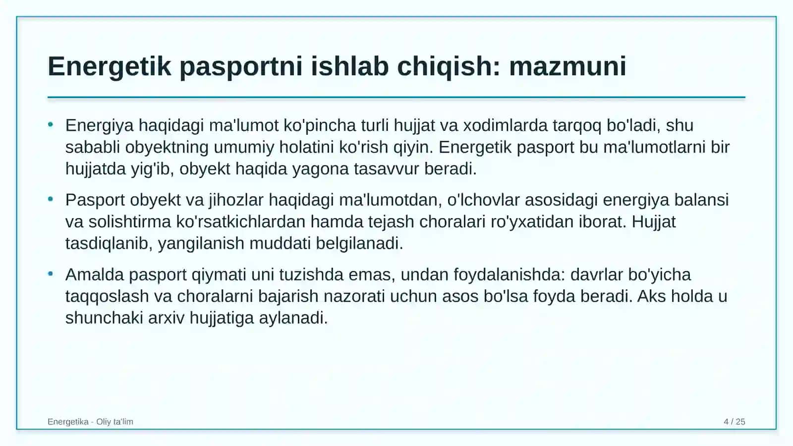 boshlang'ich ta'limda energetik pasportni ishlab chiqish 3403 4